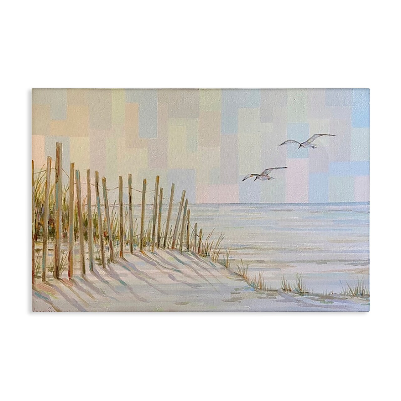 Stupell Industries Tranquil Dunes Coastal Landscape Canvas By Linda Sperruzzi